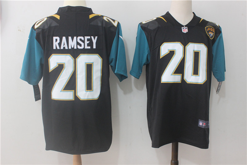 Men Jacksonville Jaguars #20 Ramsey Black Nike Vapor Untouchable Limited NFL Jerseys->youth nfl jersey->Youth Jersey